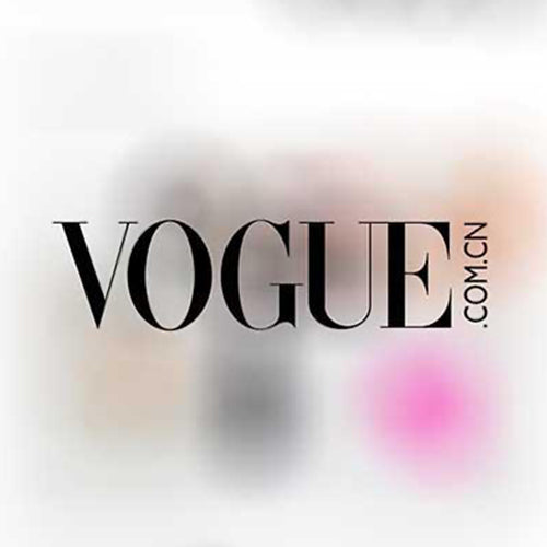 Magazine cover for VOGUE