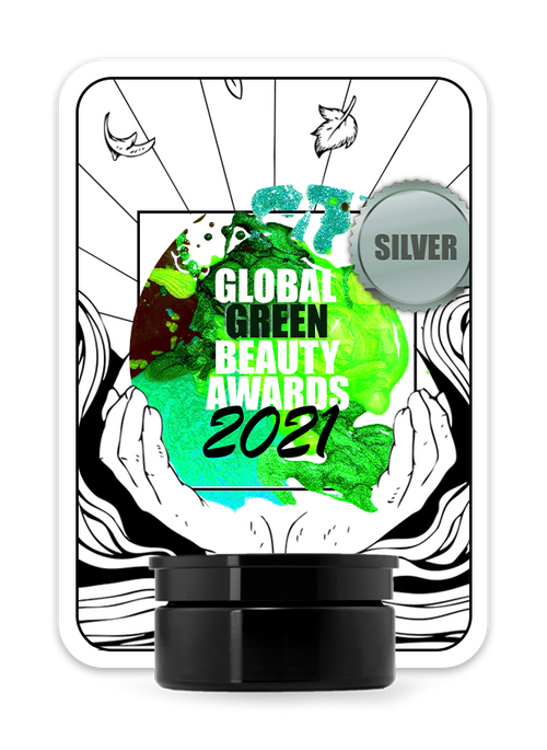 Magazine cover for Global Green Beauty Awards 2021 - la lune de velours