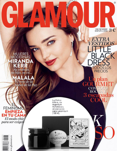 Magazine cover for Glamour
