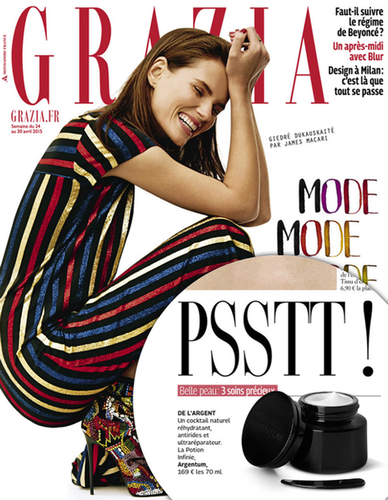 Magazine cover for Grazia