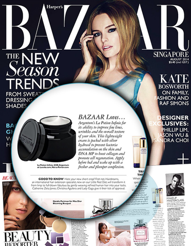 Magazine cover for Harpers Bazaar