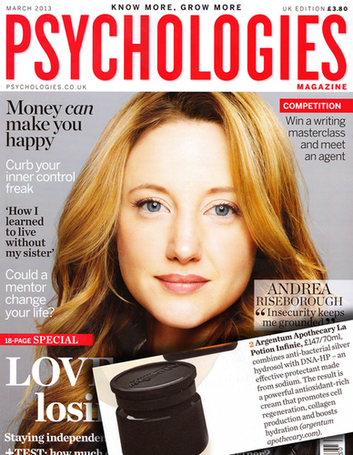 Magazine cover for Psychologies