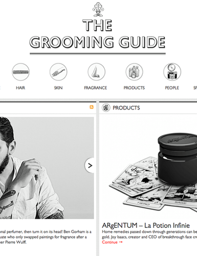 Magazine cover for The Grooming Guide