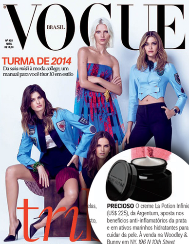 Magazine cover for Vogue Brasil